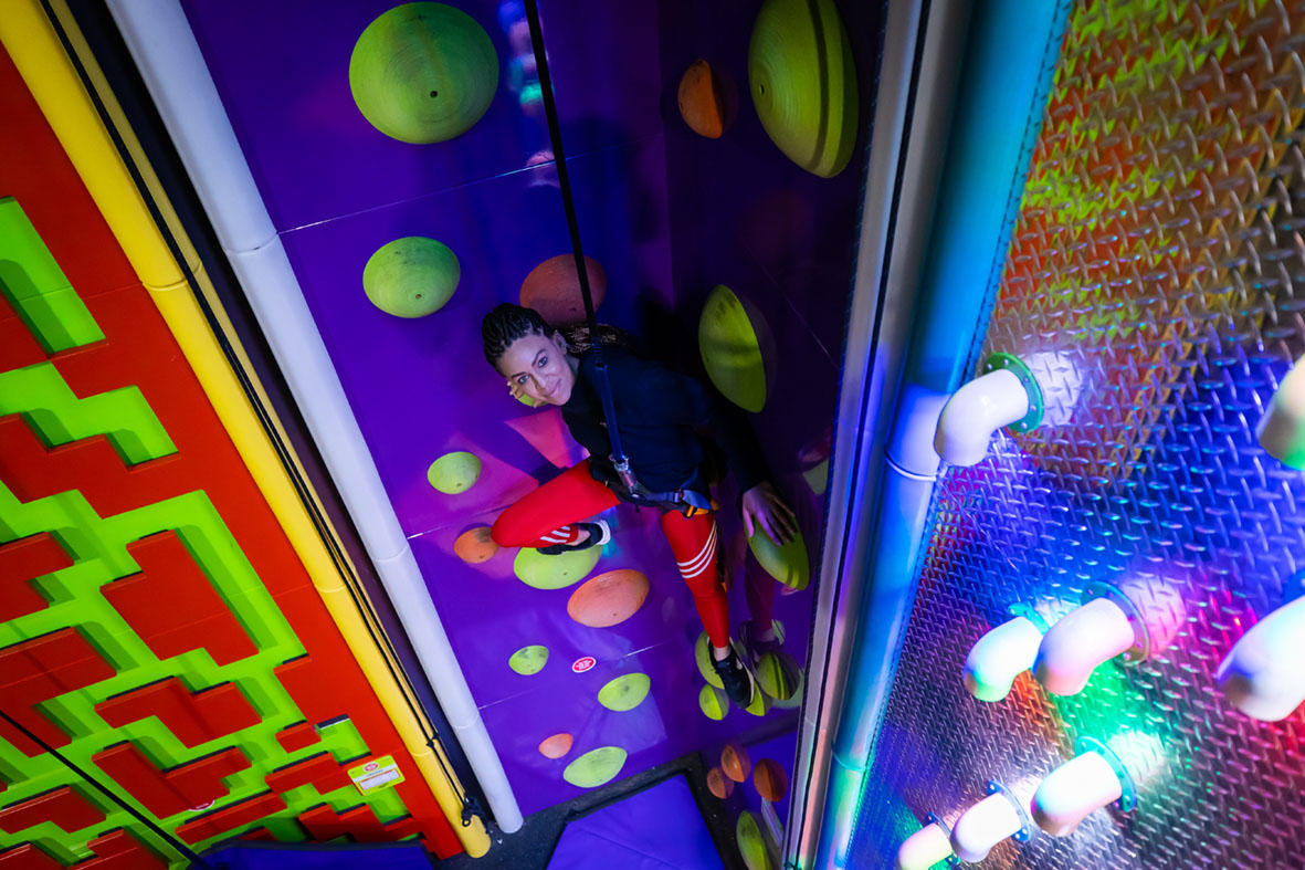 Climbers at Clip 'n Climb (3)