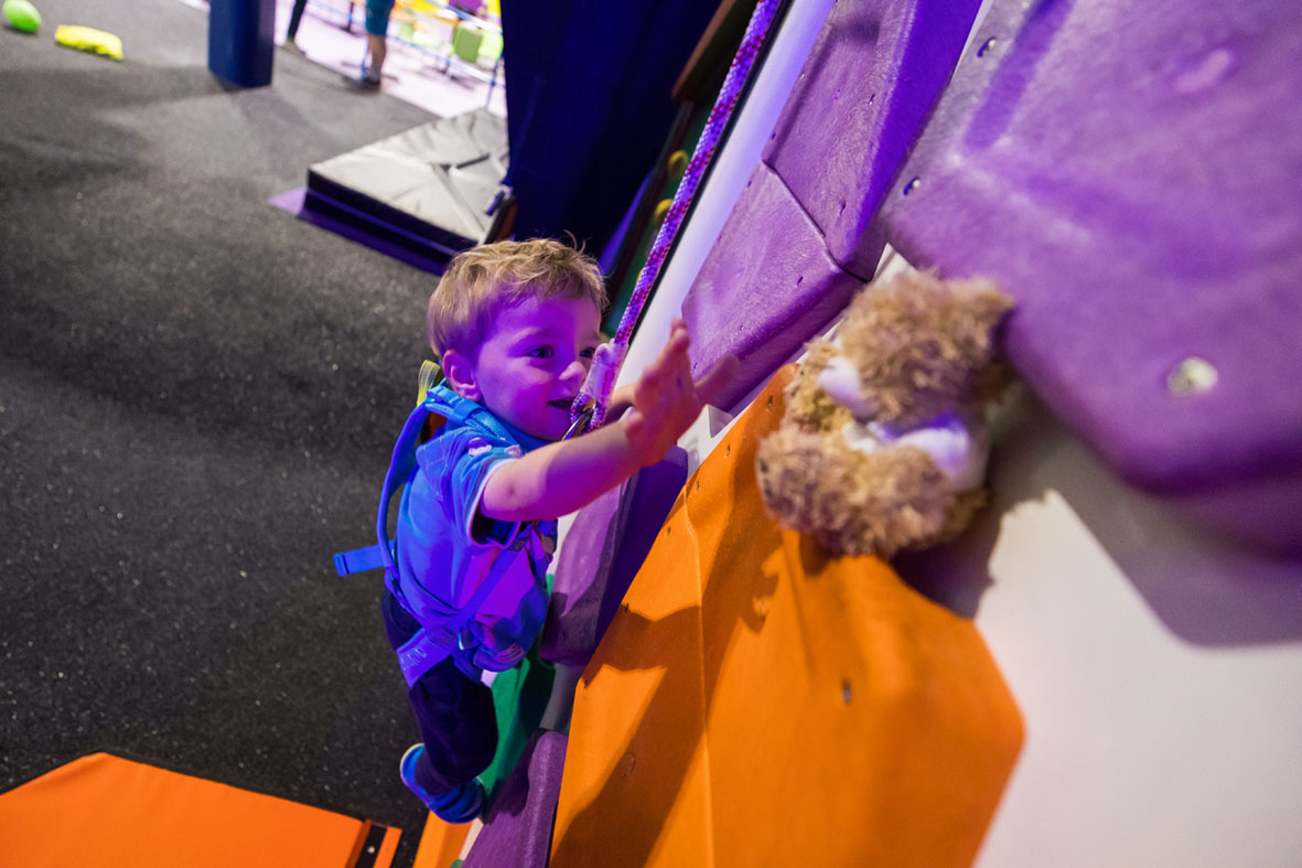 Climbers at Clip 'n Climb (1)